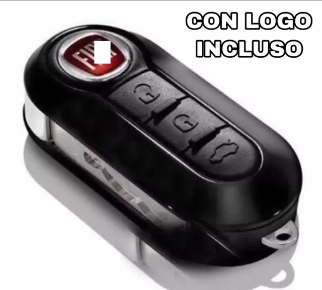 Chiave Telecomando Guscio per FIAT 500L PUNTO EV PANDA LANCIA MUSA YPSILON+logo3