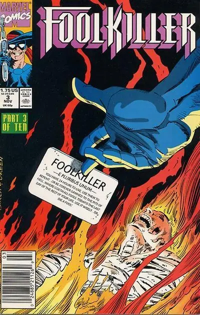 Foolkiller #3 Marvel Comics Newsstand December Dec 1990 (VFNM)