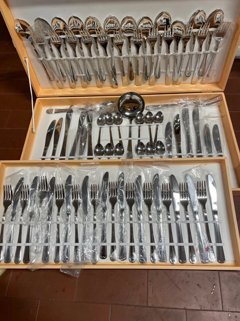 servizio di posate acciaio inox vintage