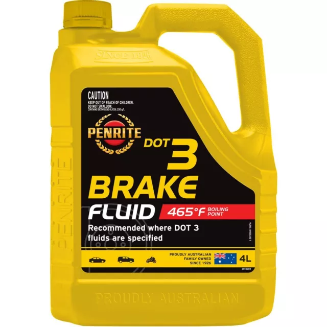 Penrite Brake Fluid DOT 3 4L