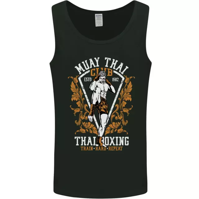 Muay Thai Fighter Warrior MMA Martial Arts Mens Vest Tank Top