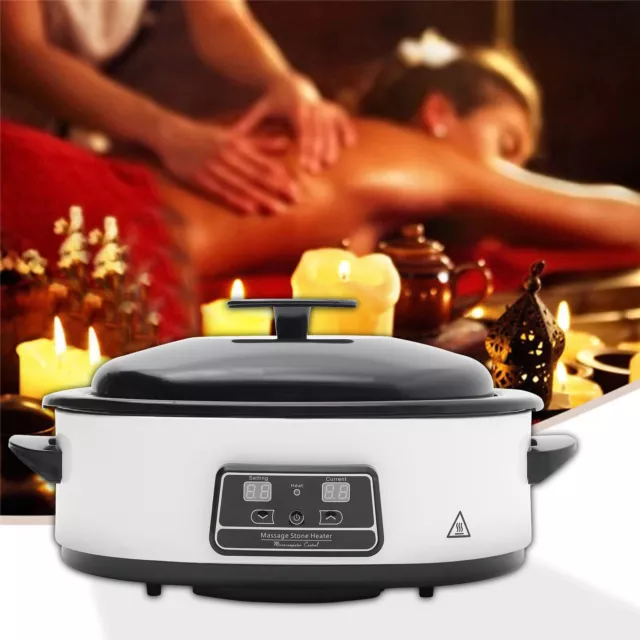 Massage Heater HotStone Digital Heater Heating 27/54/72Pcs Basalt Stones Therapy