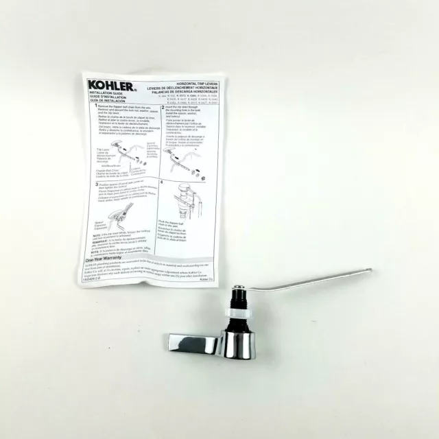 Kohler Cimarron Left Handed Trip Lever Polished Nickel K-9466-L-SN