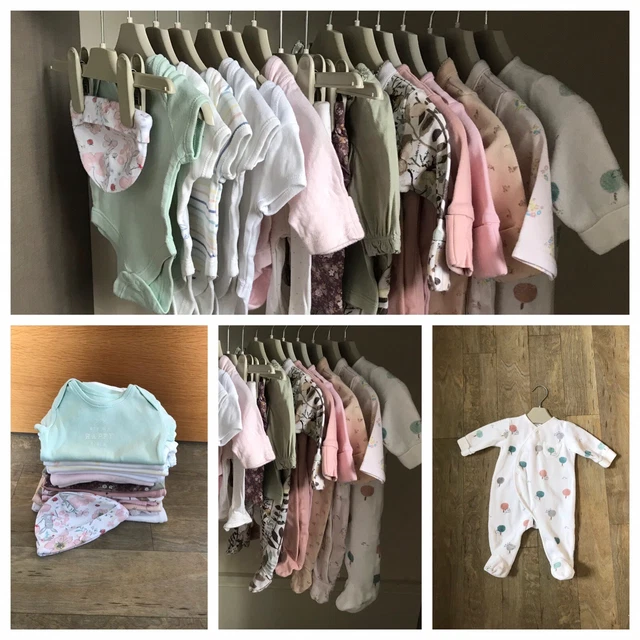 Bellissimo pacchetto di vestiti per bambine età neonato / 0-1 mese ottime condizioni.