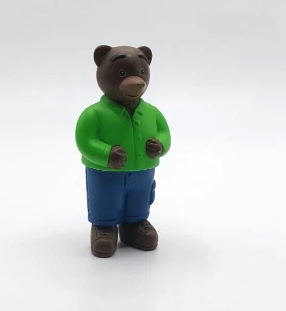Figurine Petit Ours Brun - Papa Ours Avec Son Journal - Bayard Presse Danièle Bour - Occasion