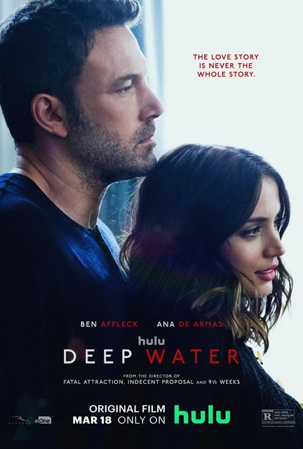 DEEP WATER POSTER Ben Affleck Ana De Armas Rachel Blanchard Tracy
