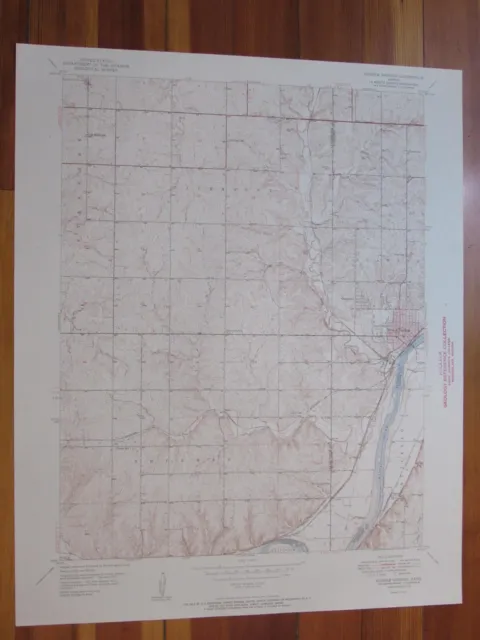 Bonner Springs Kansas 1951 Original Vintage USGS Topo Map