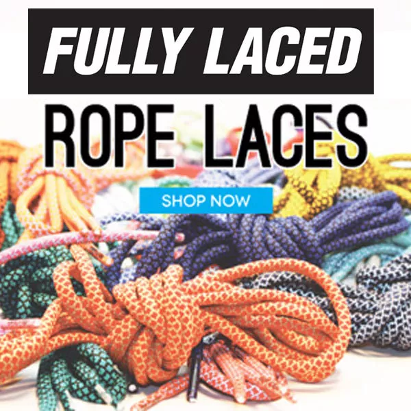 Fully Laced Rope Laces-Ronnie Fieg Kith Shoelaces Asics Gel Lyte 3 Iii Ropelaces