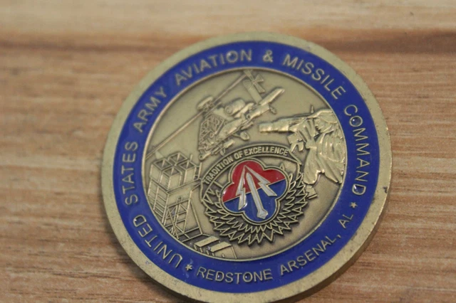 UNITED STATES ARMY Aviation&Missile Command Challenge Coin $17.99