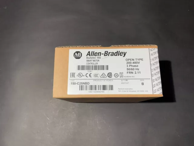 New ALLEN BRADLEY 150-C25NBD Smart Motor Controller 150C25NBD