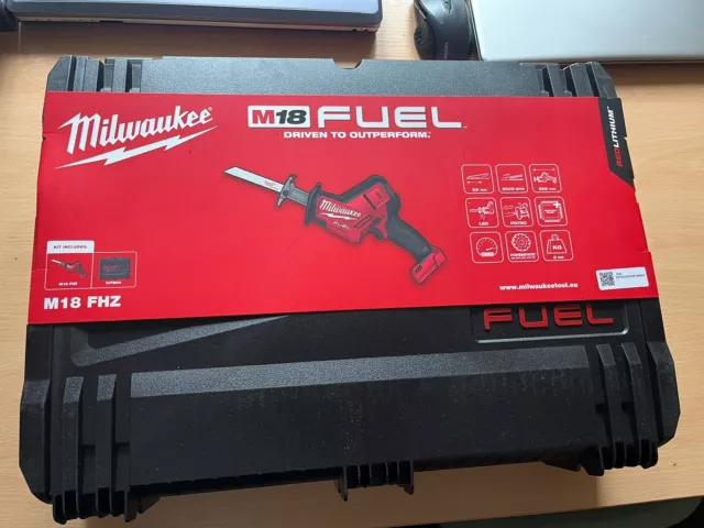 MILWAUKEE M18FHZ-0X 18v CORDLESS FUEL HACKZALL RECIPROCATING SAW BODY ONLY /CASE