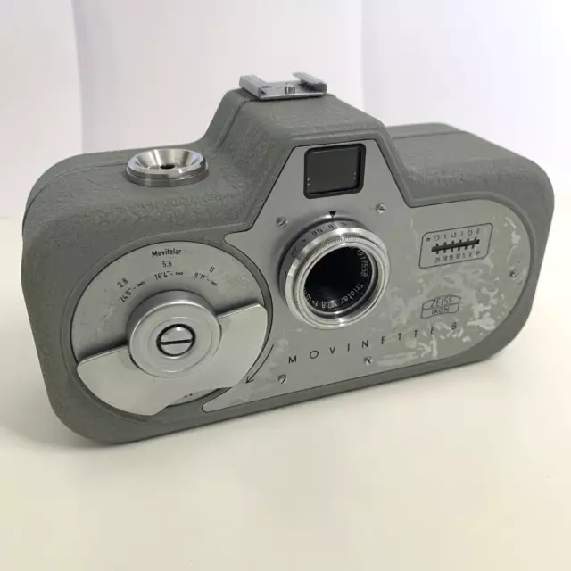 Vintage Zeiss Ikon Movinette 8 8mm  Cine Camera with Case & Instructions