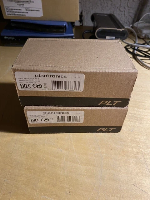 2 x Plantronics APP-51 EHS Cable 38439-11 for Polycom IP Phones to Savi Wireless