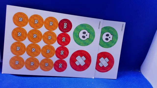pokemon damage counters x2 sheets 2013