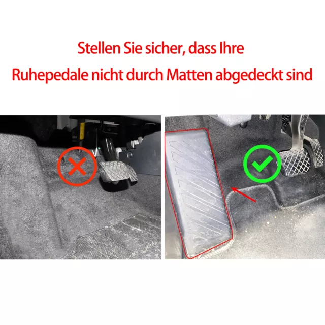 Edelstahl Fußstütze Pedalset Für VW Golf Passat B8 Golf Seat Leon Audi A3  Skoda 3