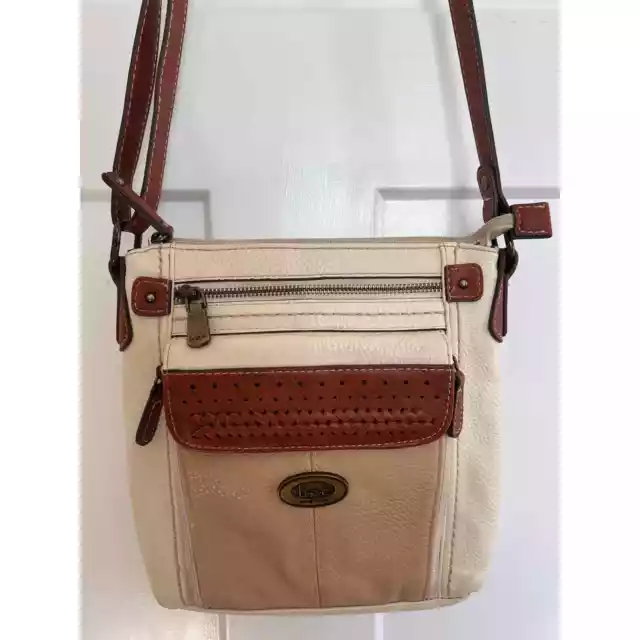 BOC Purse Crossbody Bag Off White Brown