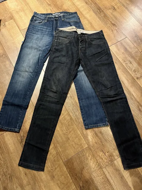 2 PAIRS of Men’s jeans Waist 32 Leg 32 (32/32) River Island & Bench