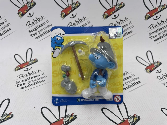 Figurine Schtroumpf Schleich Noël, Candy Chevauchant Un Bâton De Sucre D'orge, Rare, TBE