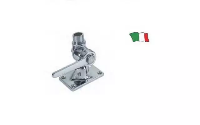 Supporto Antenna In Ottone Cromato