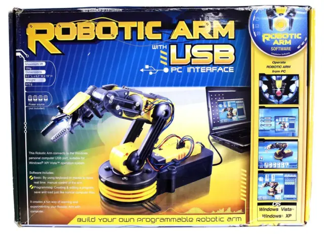 Maplin Electronics A37Jn 'Robotic Arm With Usb Pc Interface' Model Kit