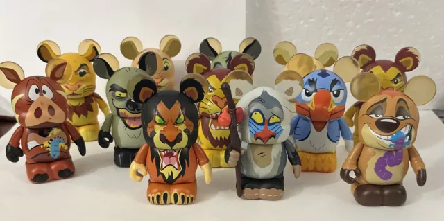 Disney Vinylmation The Lion King Lot of 12 - Scar Mufasa Rafiki Simba Pumbaa
