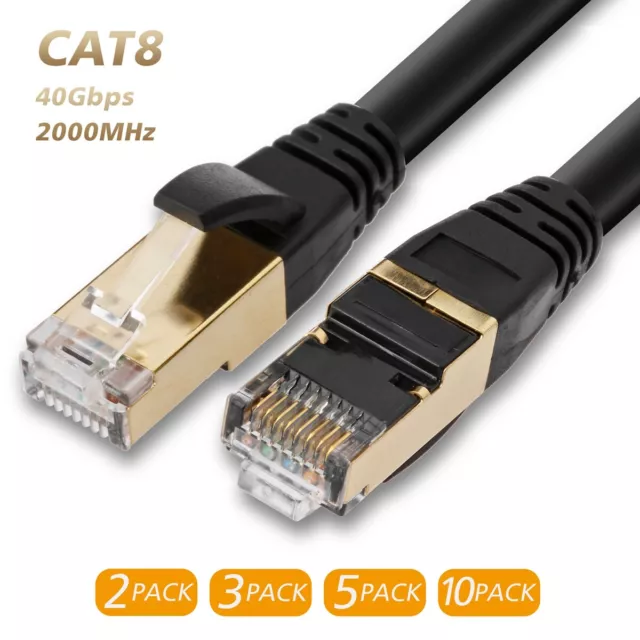 2023 PREMIUM Ethernet Cable CAT 8 7 Ultra High Speed LAN Patch Cord 2m-30m Lot