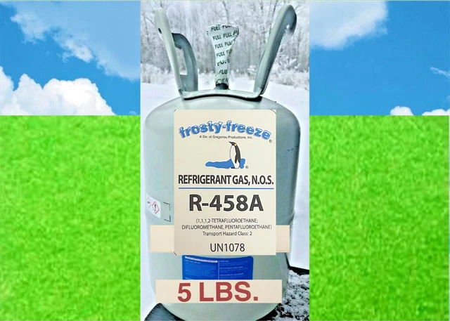 R458a, Refrigerant, EPA APPROVED & eBay Allowed, 5 Lbs. TDX-20, Bluon