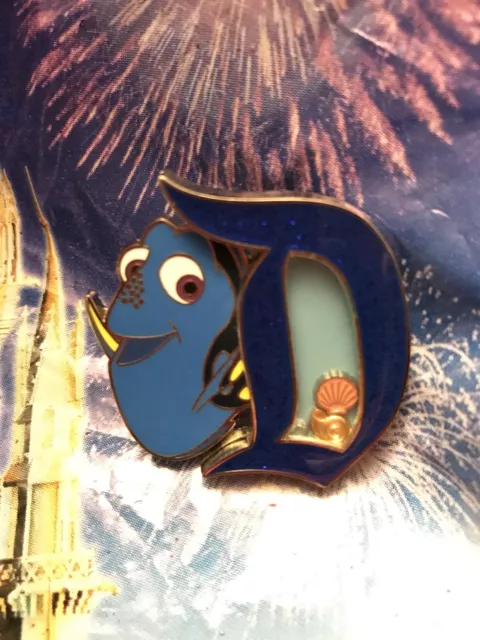 Disneyland Charming Characters "D" (April) Pin Of The Month-Ft. Dory  LE 3K