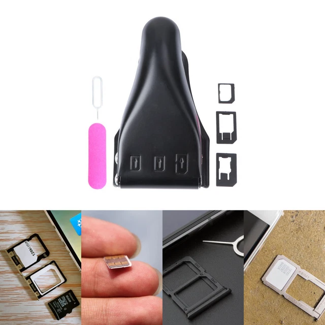 Micro Standard Convertitore Kit Taglierina Del Sim Strumento Telefono Pin Ago