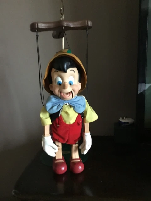 Puppet Controller Pinocchio WALT DISNEY’S PINOCCHIO Animated Puppet Marionette By Telco SINGS ...