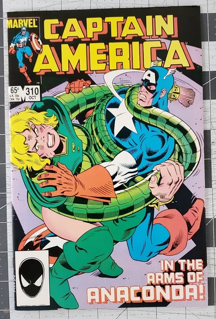 Captain America #310 (Marvel, 1985) 1st Diamondback & Serpent Society MCU