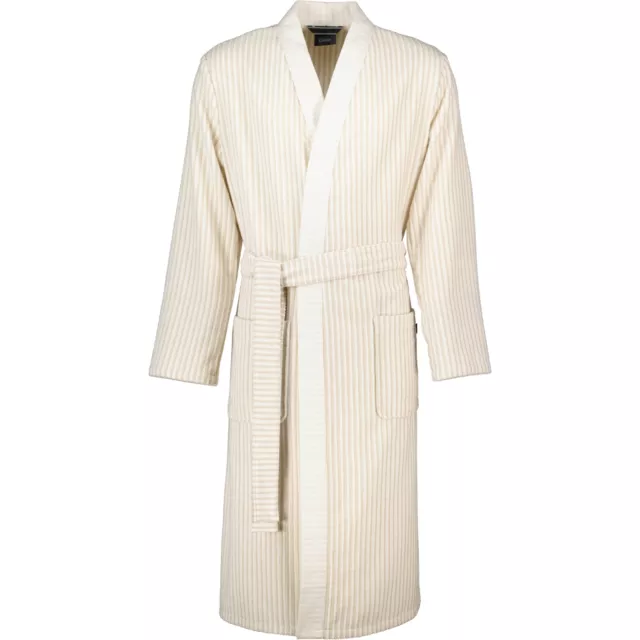 Cawö Bademäntel Herren Kimono Struktur 5718 beige - 33 Herren Beige NEU & OVP