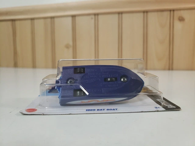 Hot Wheels NUOVA custodia M 2025 1966 Bat Boat/Bateau scheda corta con