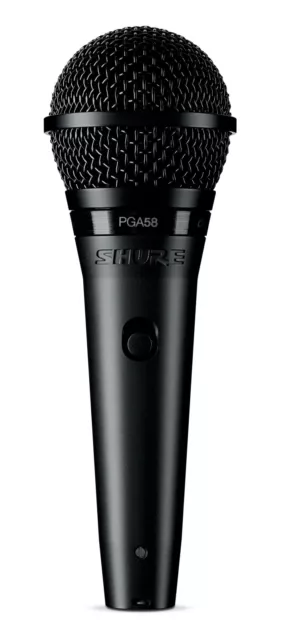 Shure PGA58-QTR-E dynamisches Gesangsmikrofon Nierencharakter Gesang Sprache Mic