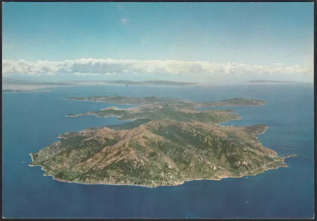 AB0288 Isola d'Elba (LI) - Veduta aerea - Cartolina postale - Vintage Postcard