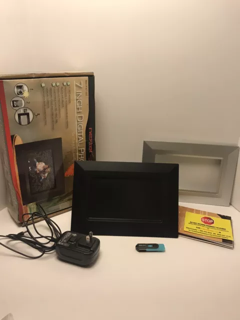 Nextar 7 Inch Digital Photo Frame Open Box New Product Everything Included Works