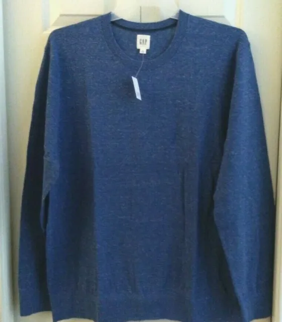 Gap Men's Sweater Blue XXL   Cotton Blend