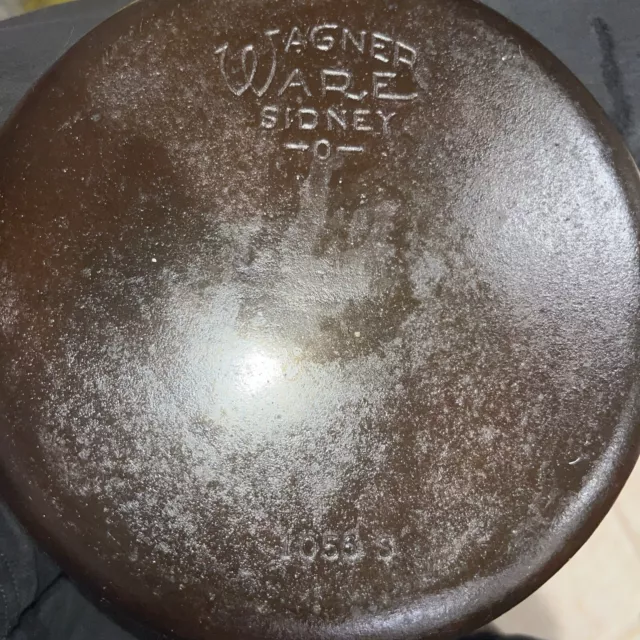 Vintage Cast Iron Wagner Ware Skillet 1056S Fry Pan No 6 Sidney-O