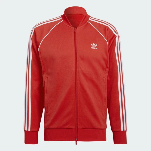 Adidas Originals da Uomo Adicolor Classici Primeblue Sst Pista Top Rosso