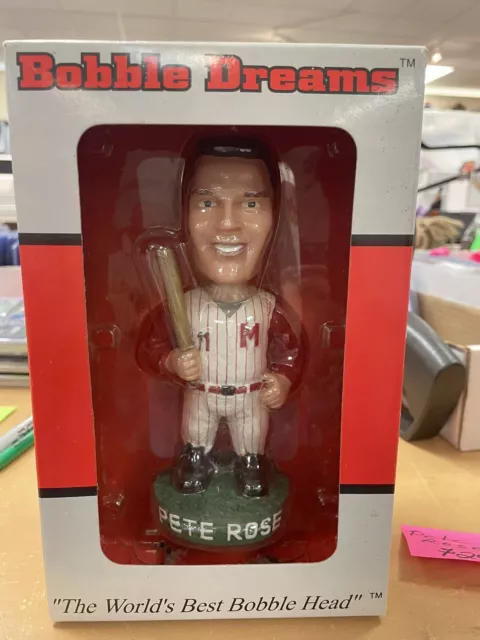 Pete Rose Bobblehead - Bobble Dreams Macon Peaches #11 New In Box Pete Rose Bobblehead - Bobble Dreams Macon Peaches #11 New In Box
