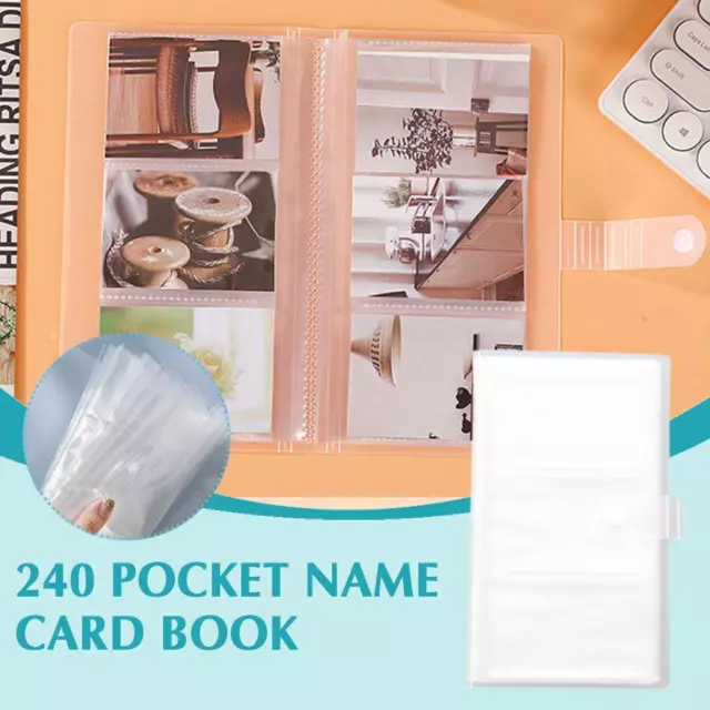 1x Pockets Name Card Book Picture for Storage Photo Album Photocard ID Hold GX