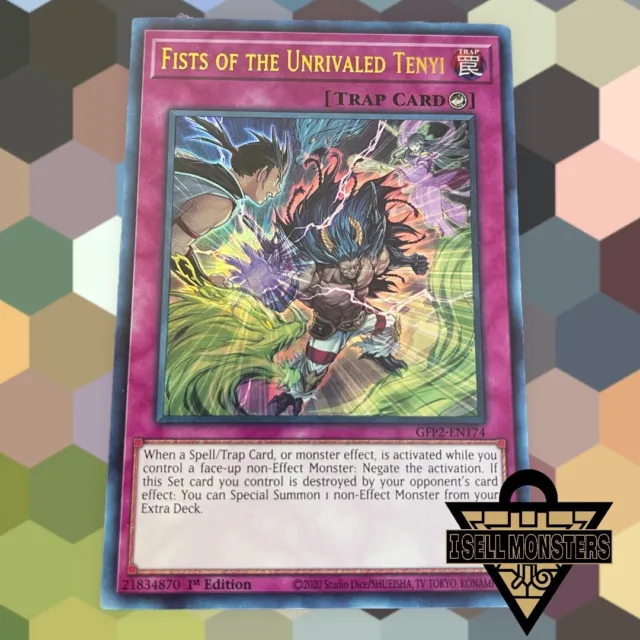 Yugioh! GFP2-EN174 X1 Fists of the Unrivaled Tenyi X1 ULTRA Yu-gi-oh! Fast Ship