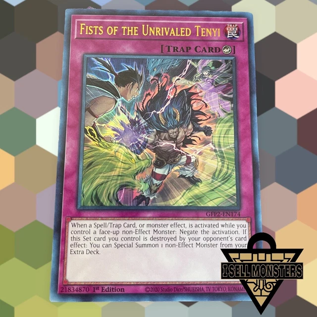 Yugioh! GFP2-EN174 X1 Fists of the Unrivaled Tenyi X1 ULTRA Yu-gi-oh! Fast Ship