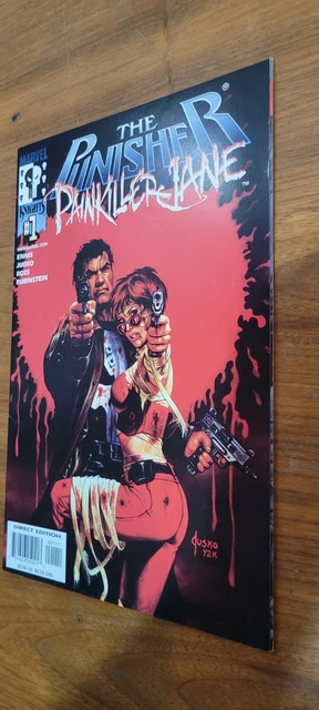 Punisher/Painkiller Jane #1 Marvel Knights Comic Book 2001 Garth Ennis Joe Jusko 3