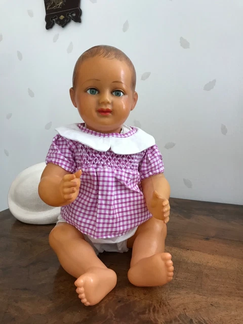 Jolie Poupée Ancienne Baigneur SNF 60 Cm – Modes Et Travaux, époque Nano ?