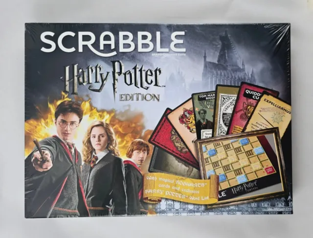 New - Scrabble Harry Potter Edition Board Game 2016 Mattel Crossword Game Sealed