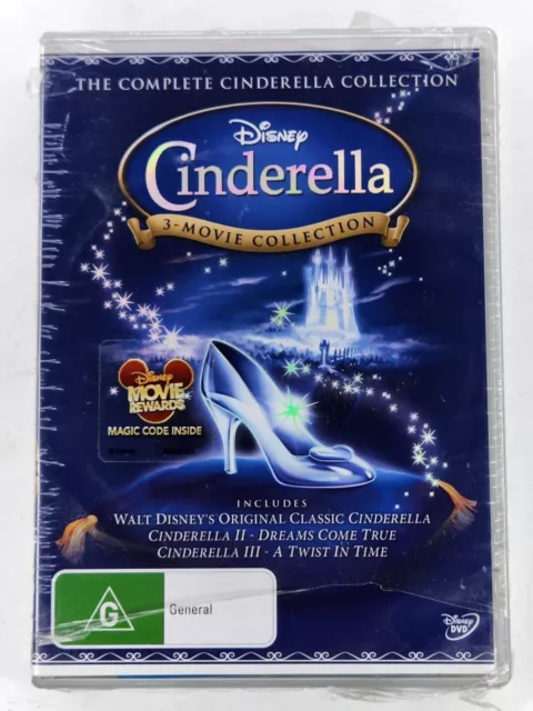 Disney The Complete CINDERELLA 3-movie Collection DVD NEW Region 4 Classic