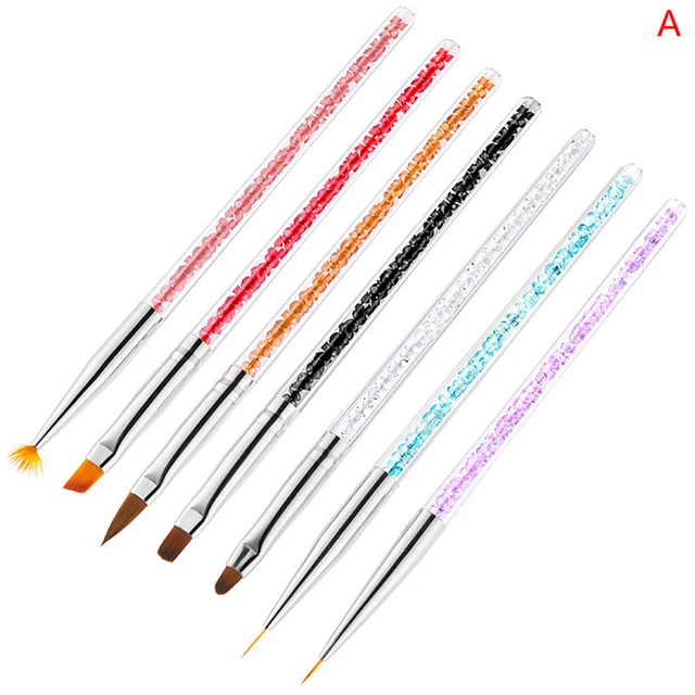 Nail brush tools nail salon color drawing line carving gradient halo pen ql