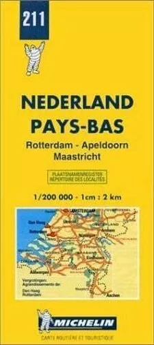 Michelin Map Nederland Pays-Bas: Rotterdam-Apeldoorn Maastricht Buch