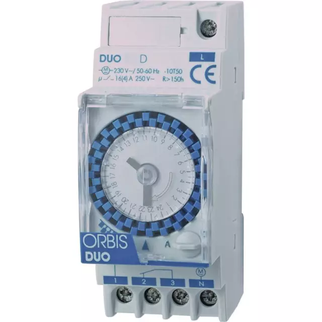 ORBIS Zeitschalttechnik DUO D 230 V Programmateur horaire pour rail analogique